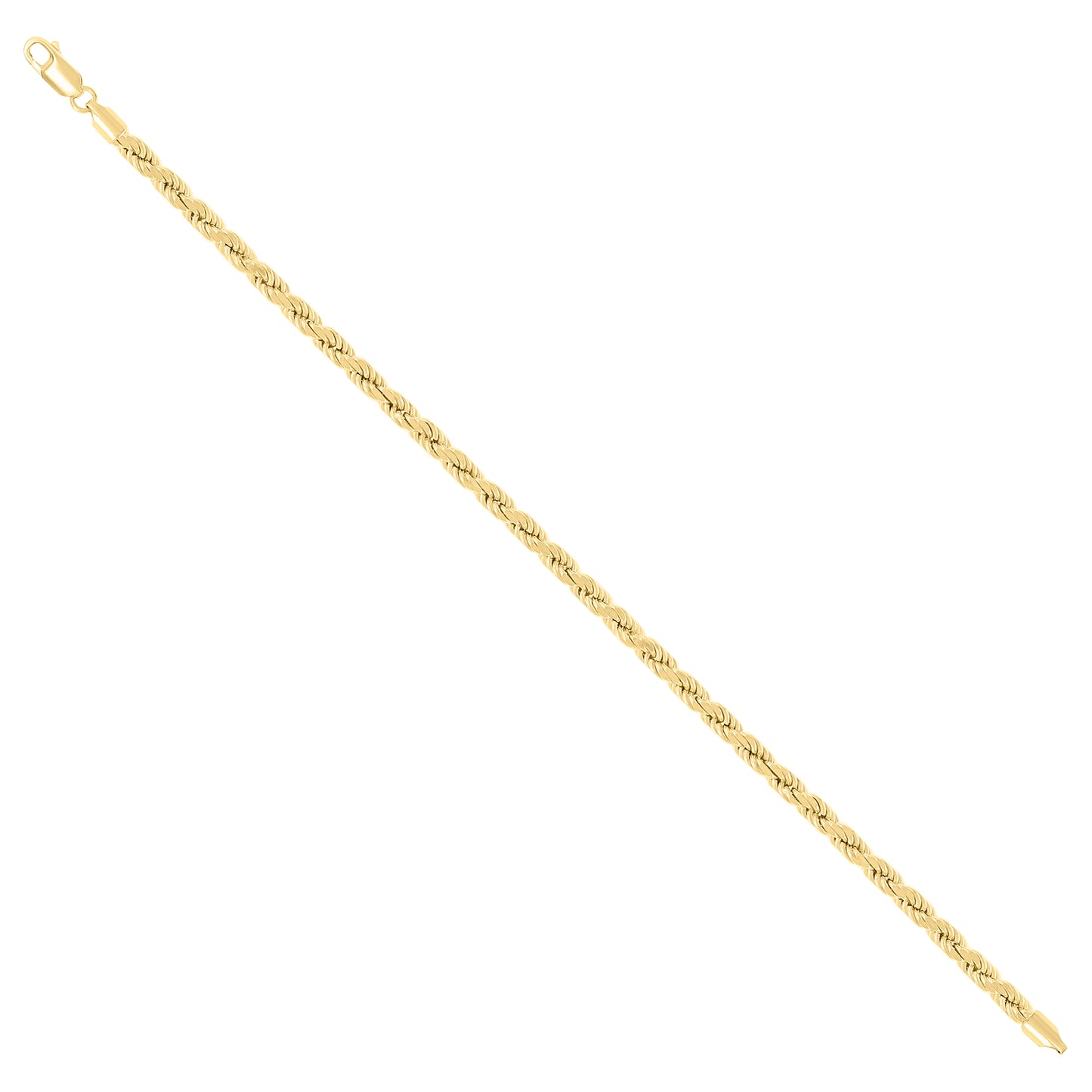 925 Silver Hollow Rope Chain 4mm