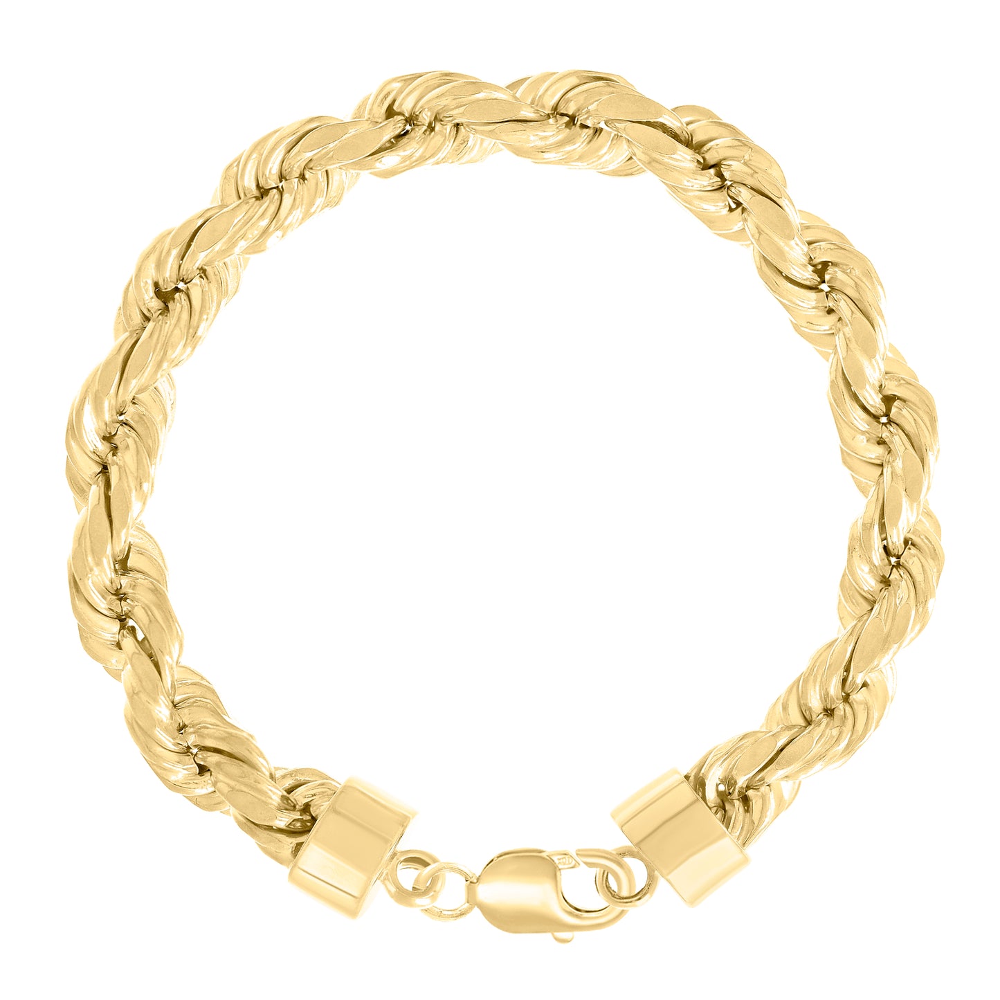 925 Silver Hollow Rope Chain 10mm