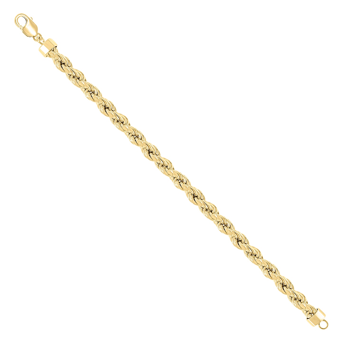 925 Silver Hollow Rope Chain 11mm