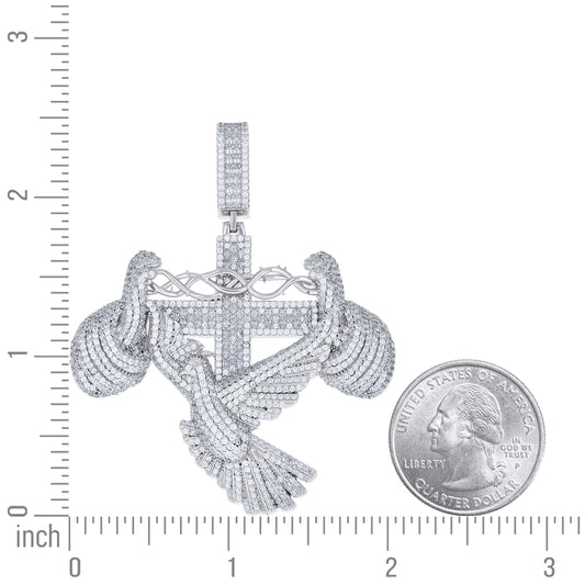 925 Sterling Silver Cz Pendant