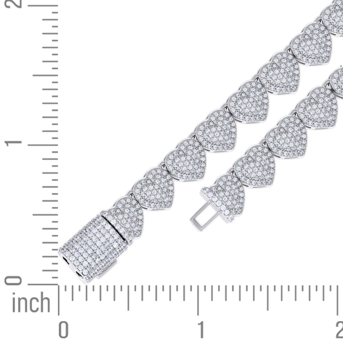 925 Sterling Silver Moissanite Necklace 8mm