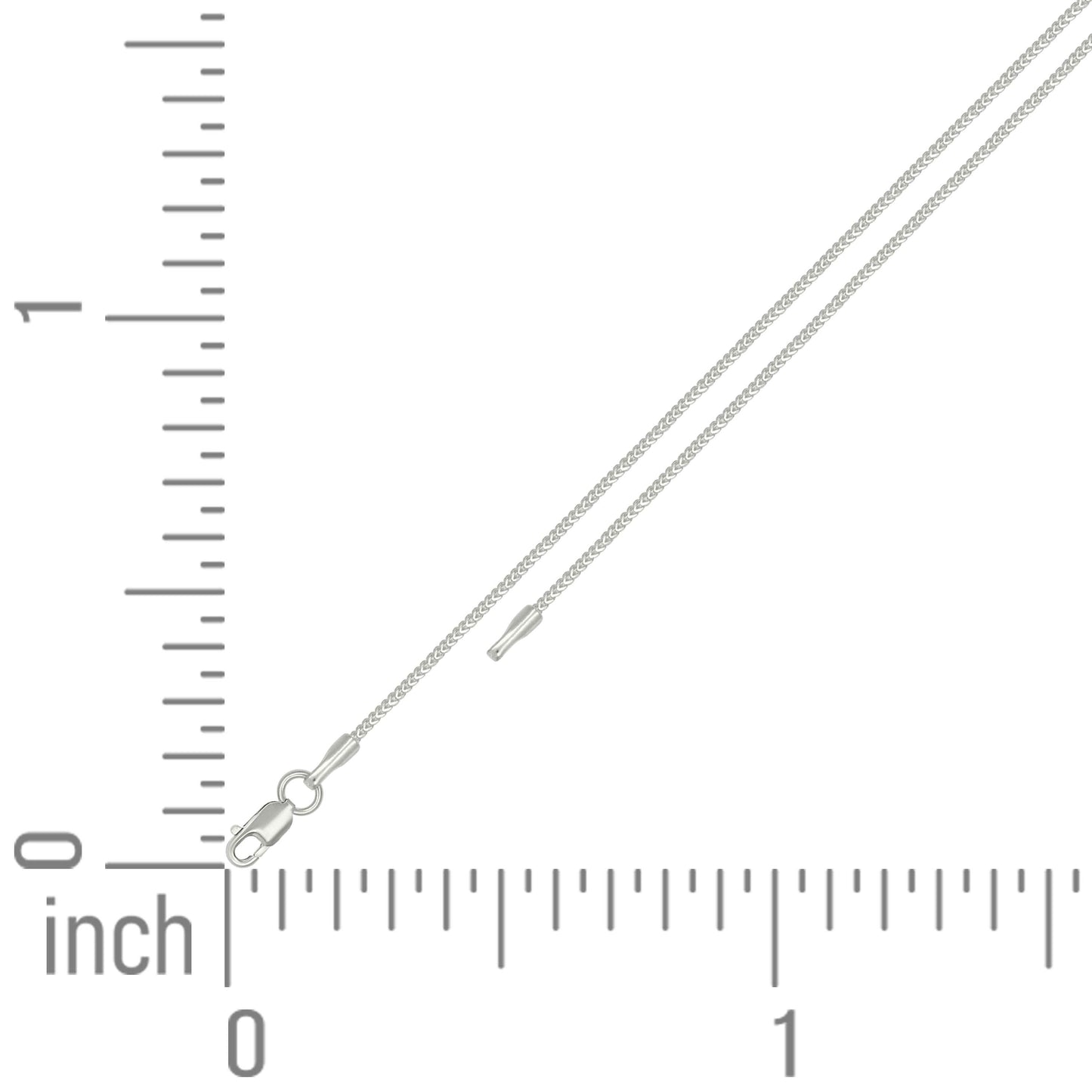 925 Silver Solid Franco Chain 0.5mm