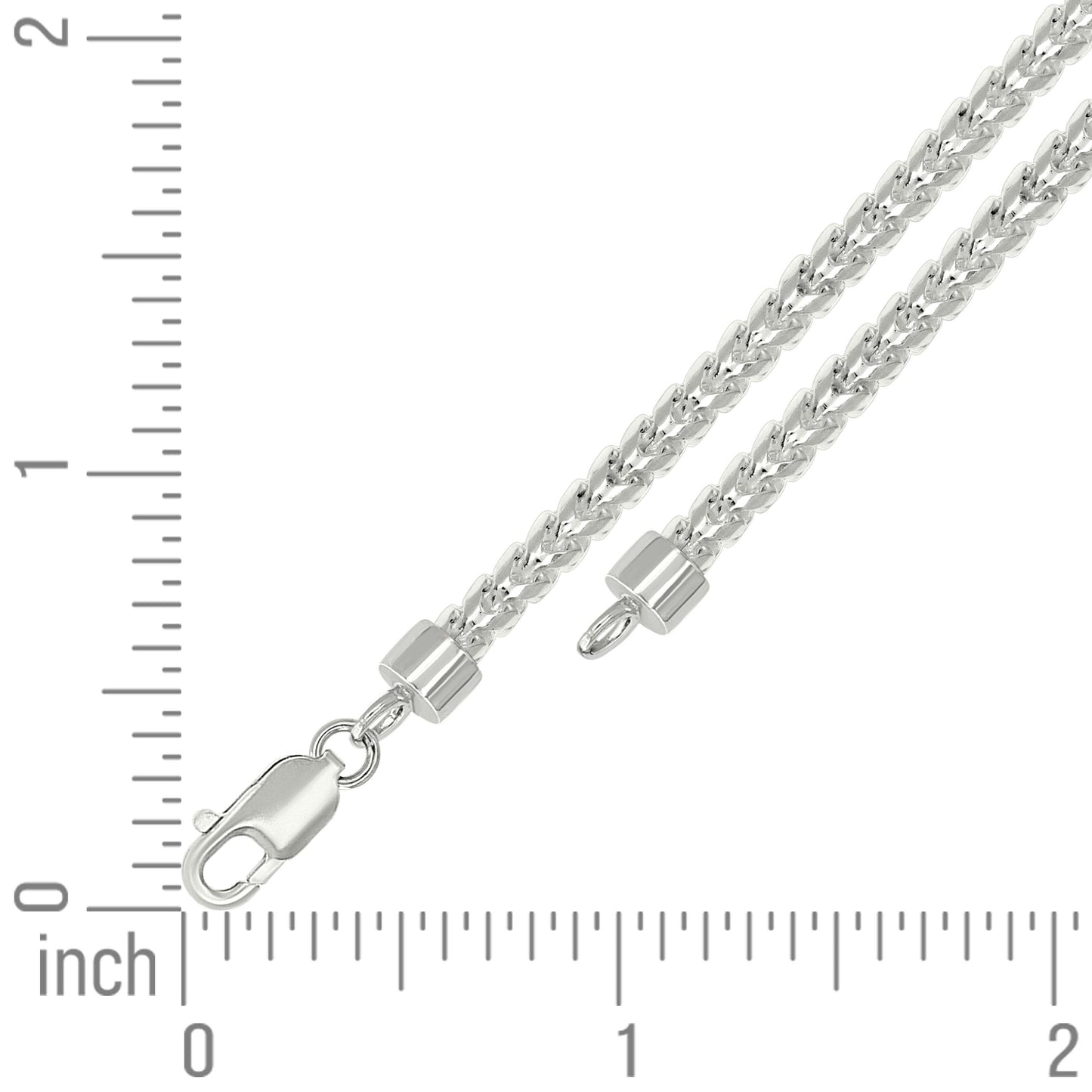 925 Silver Solid Franco Chain 3.7mm