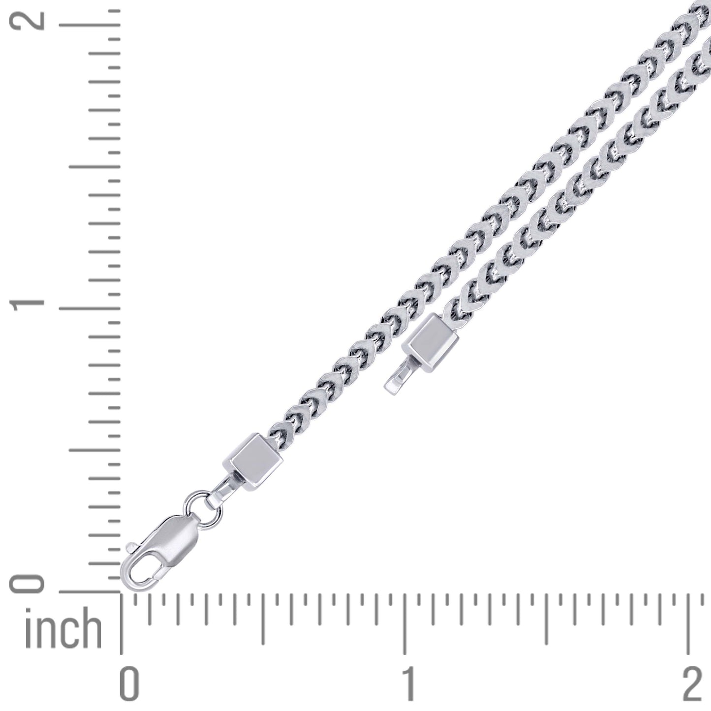 925 Silver Hollow Franco Chain 2.7mm