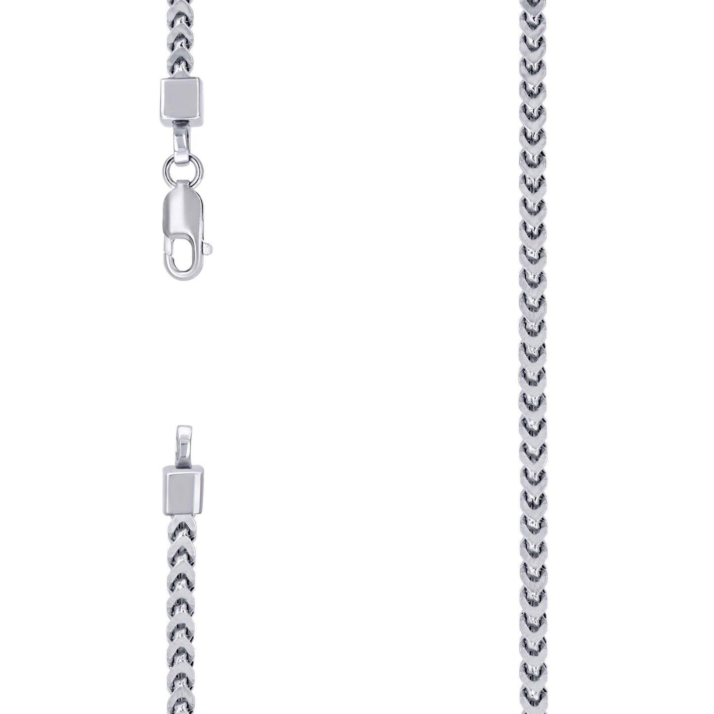 925 Silver Hollow Franco Chain 2.7mm