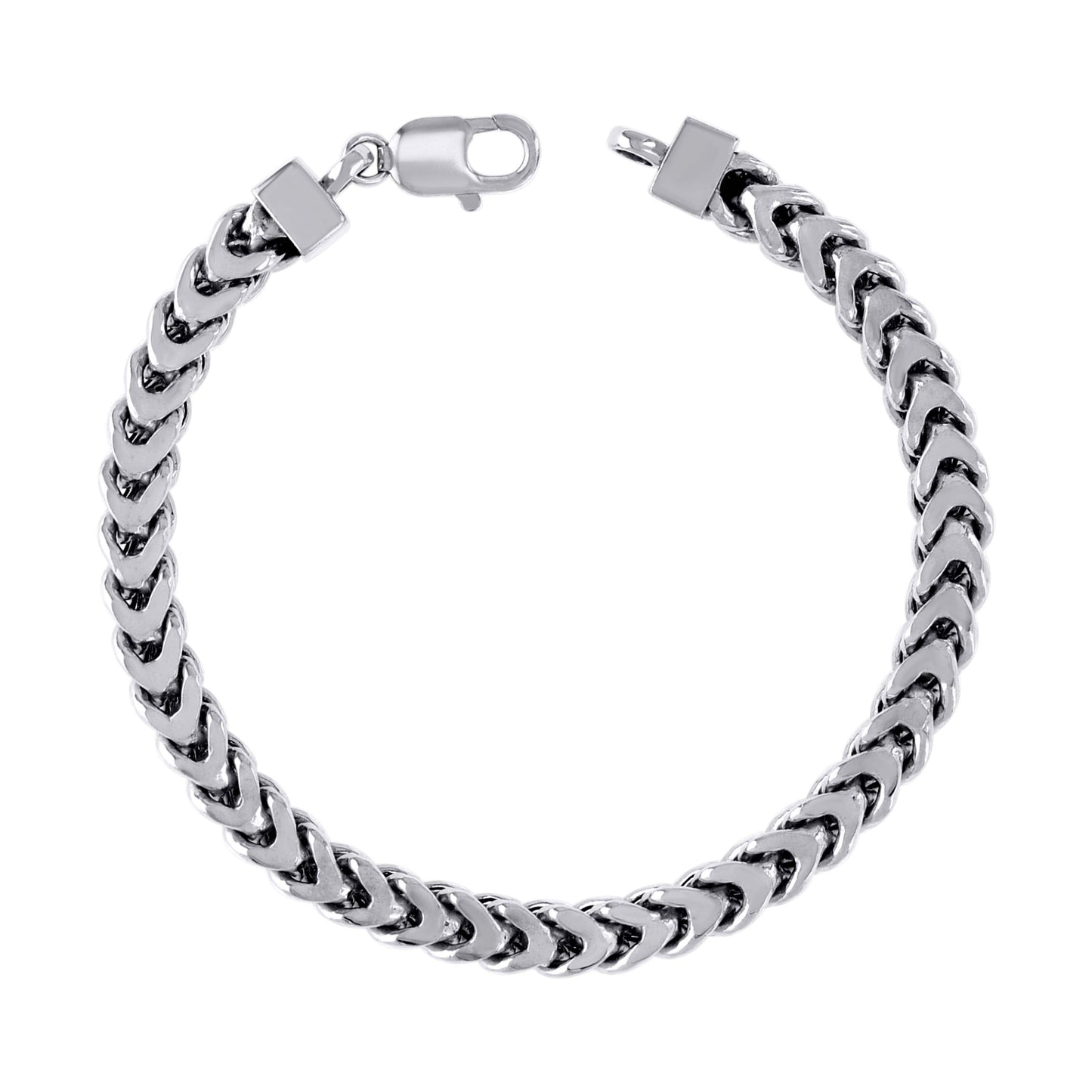 925 Silver Hollow Franco Chain 6.4mm