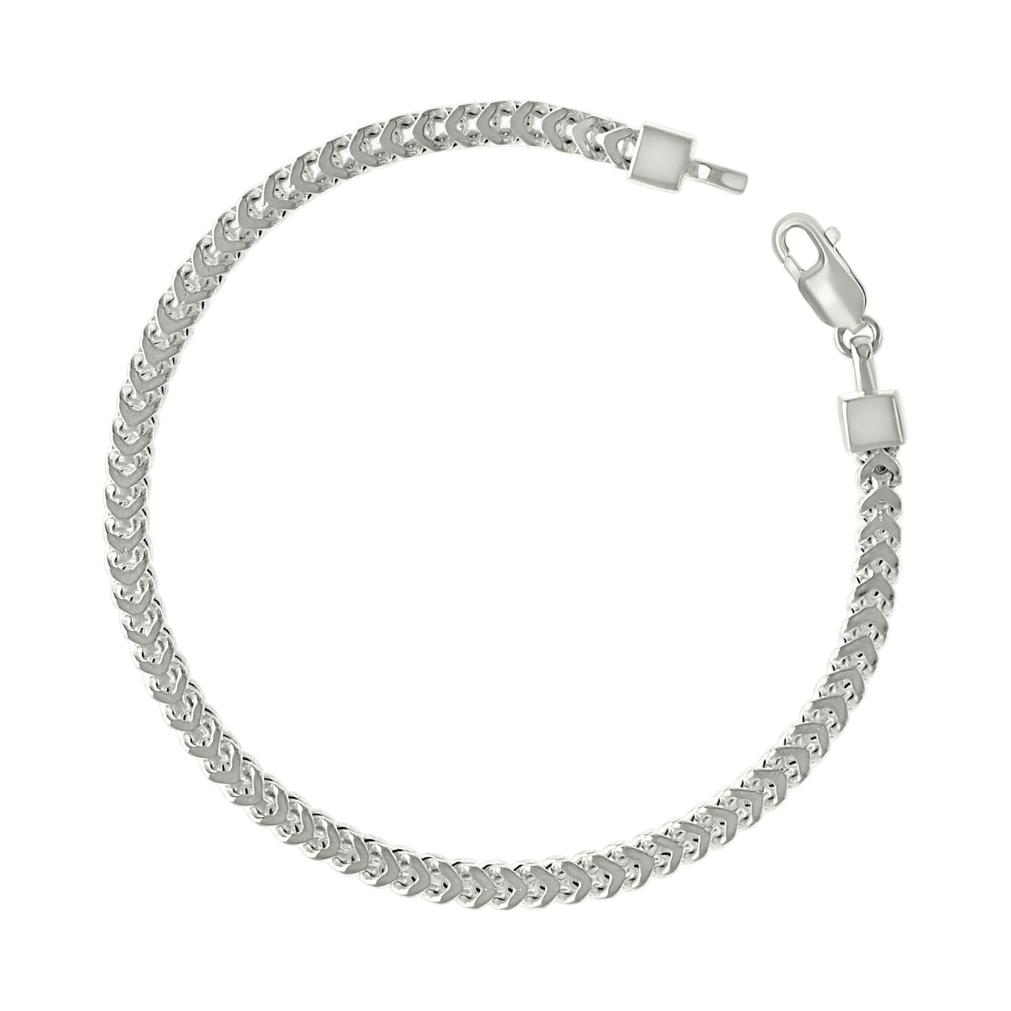 925 Silver Hollow Franco Chain Silver 3.5mm