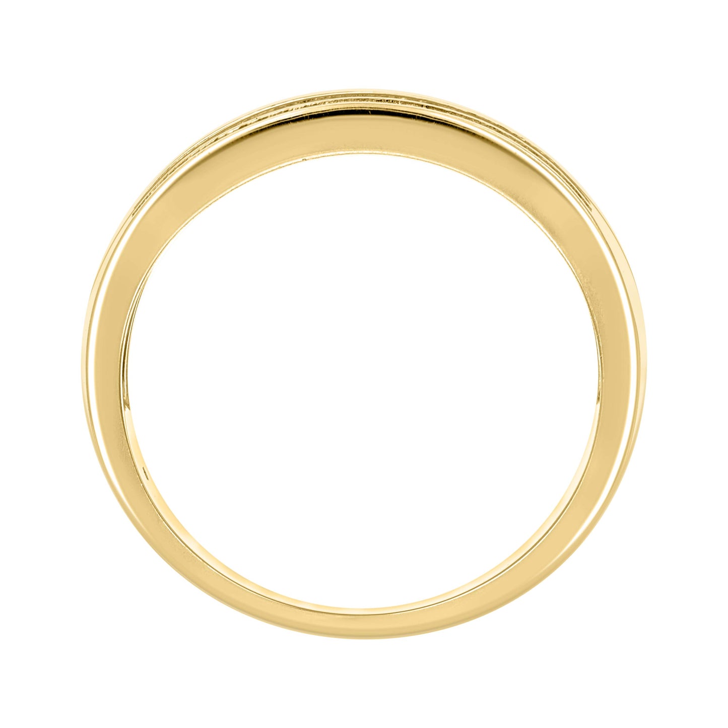 14Kt Gold Moissanite Ring S9