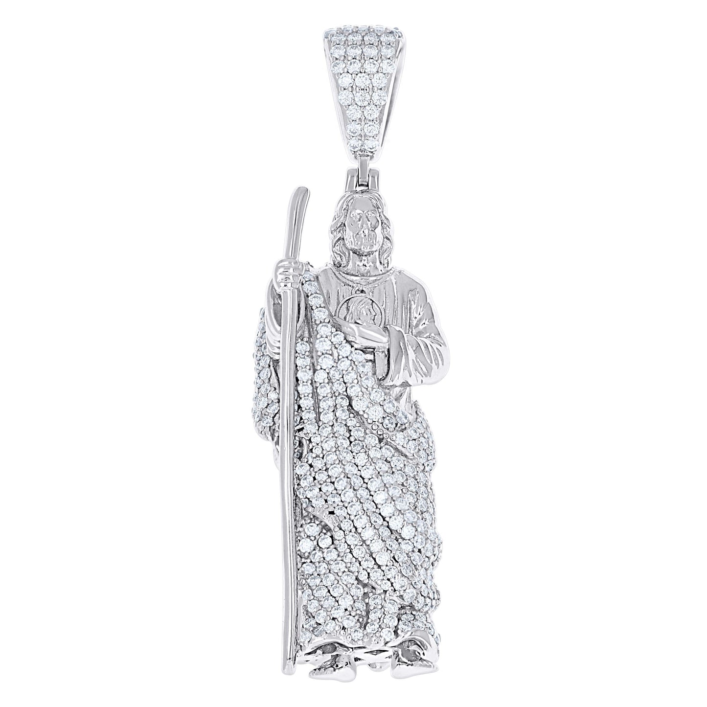 925 Sterling Silver Moissanite Pendant