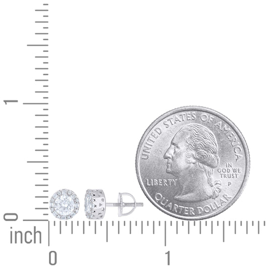 925 Sterling Silver Moissanite Earring