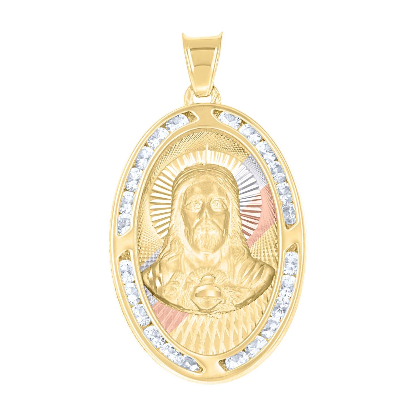 14Kt Gold Cz Pendant