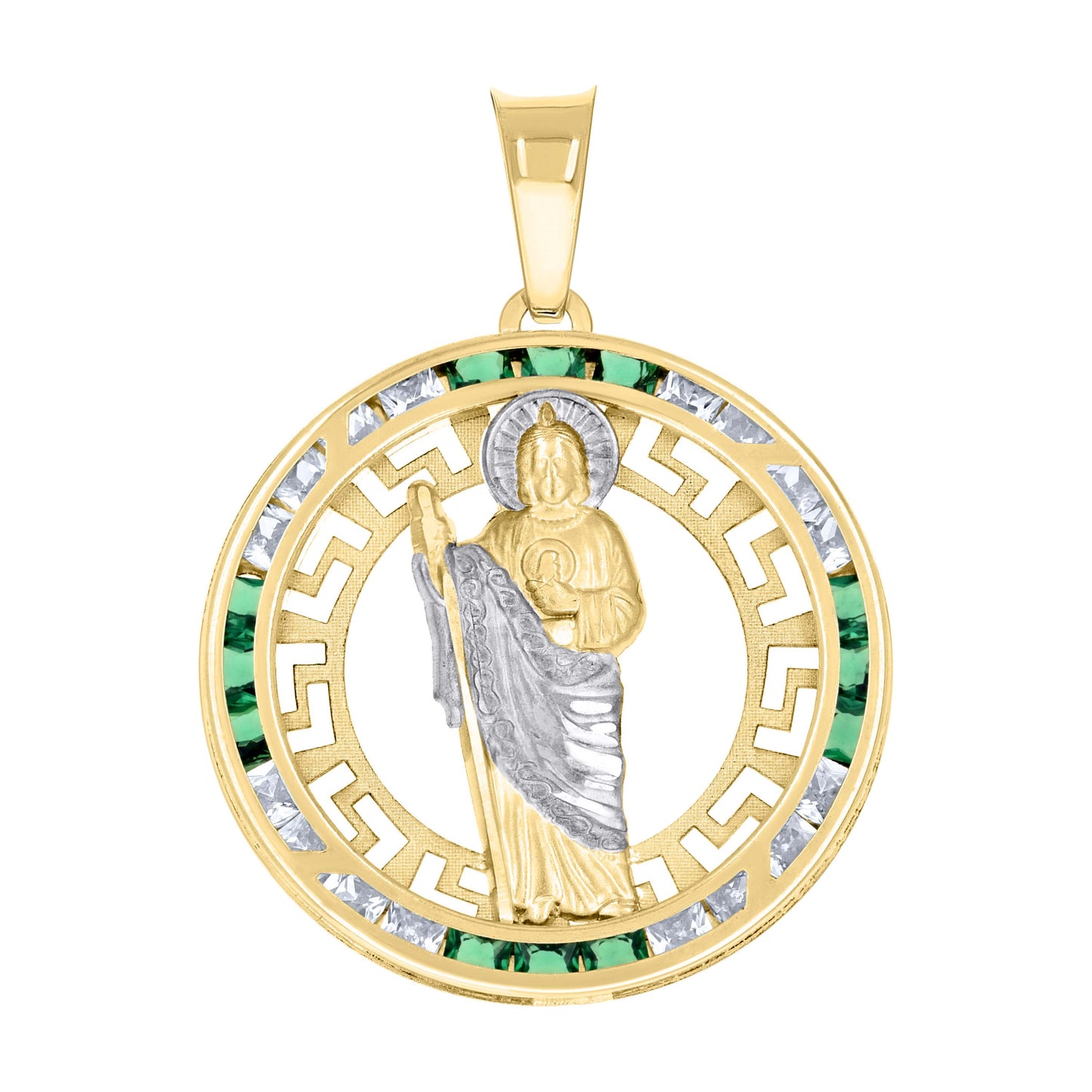 14Kt Gold Cz Pendant