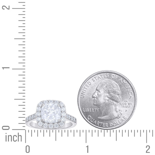 925 Sterling Silver Cz Ring S5