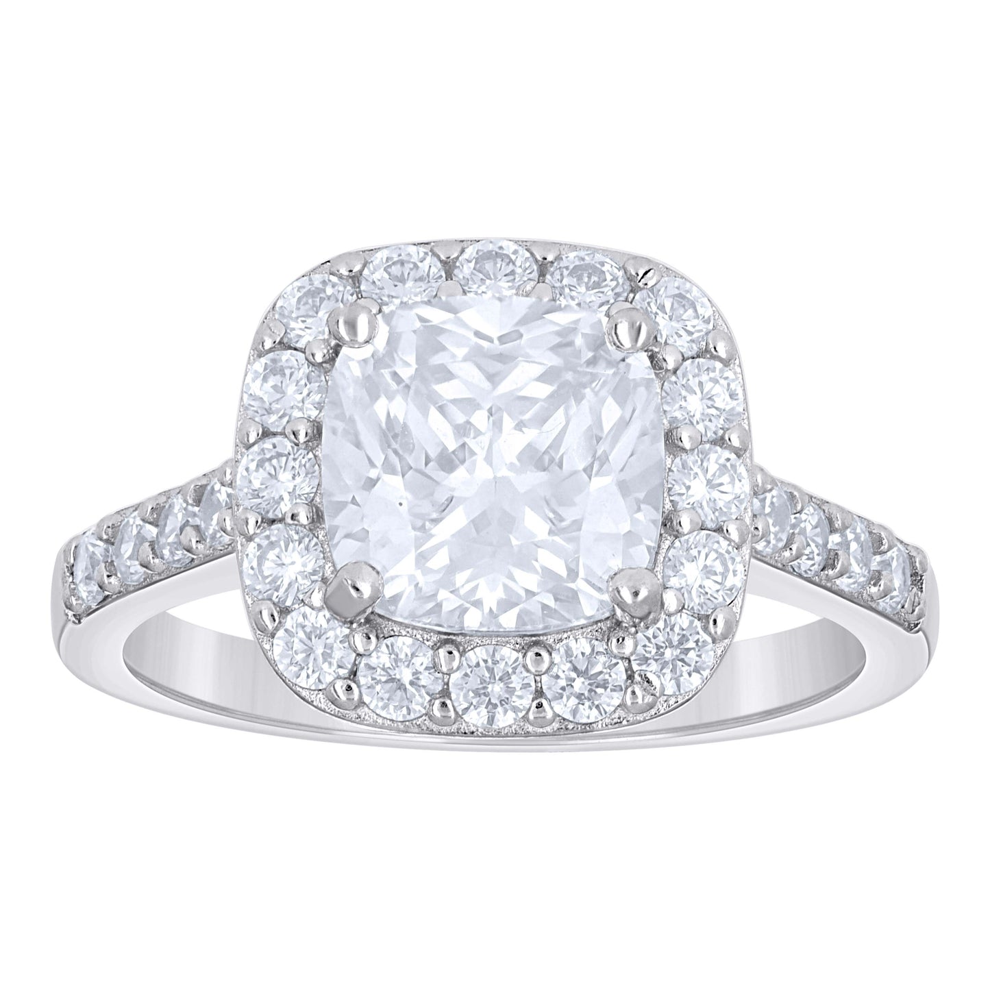 925 Sterling Silver Cz Ring S5