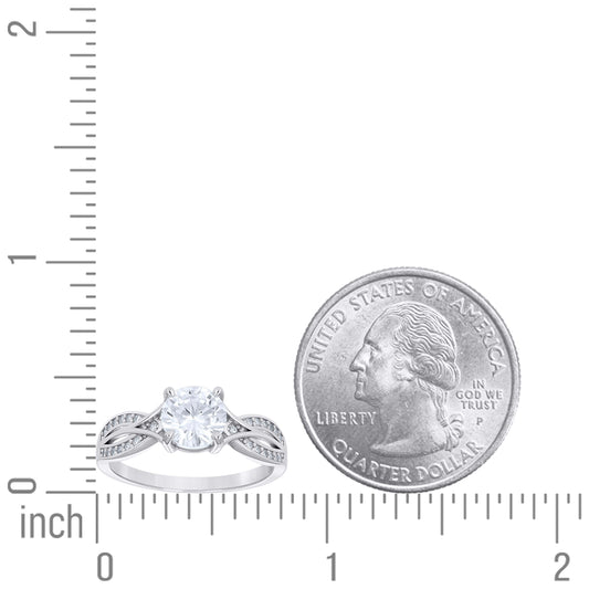 925 Sterling Silver Cz Ring S5