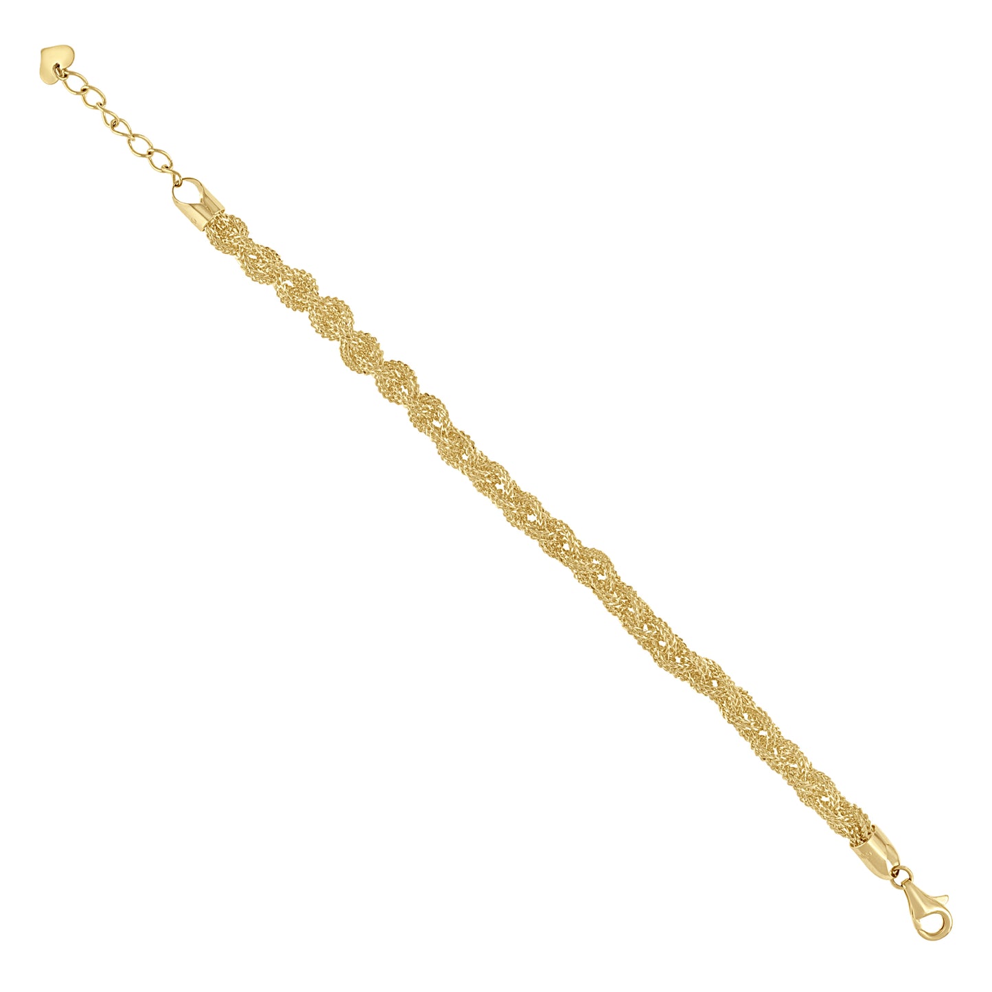 14Kt Gold Bracelet 8"(7"+1")