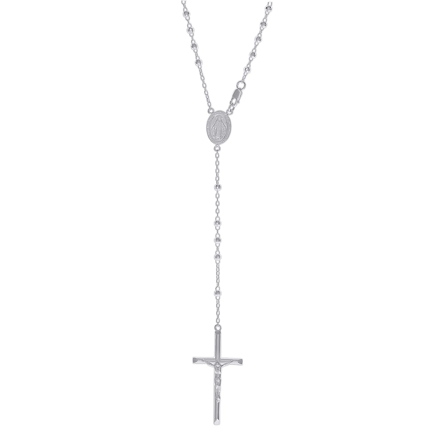 925 Sterling Silver Rosary 3mm