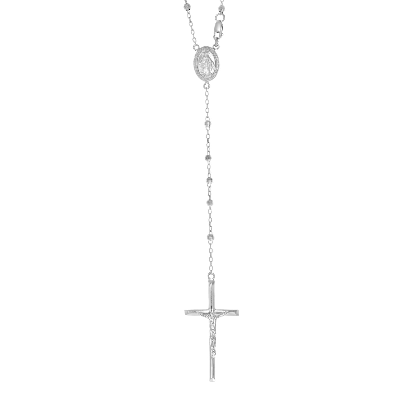 925 Sterling Silver Rosary 3mm