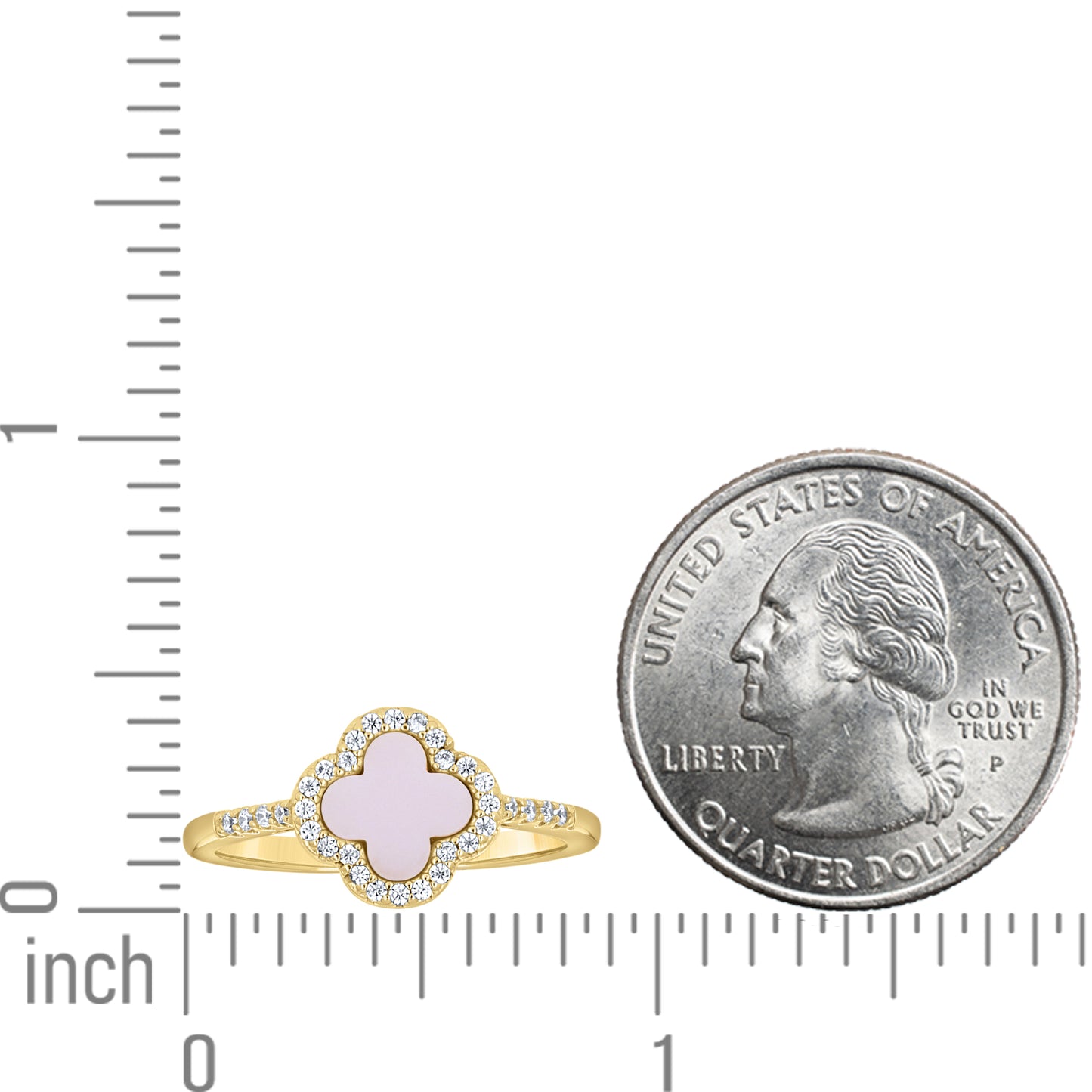 925 Sterling Silver Cz 10mm Ring S5