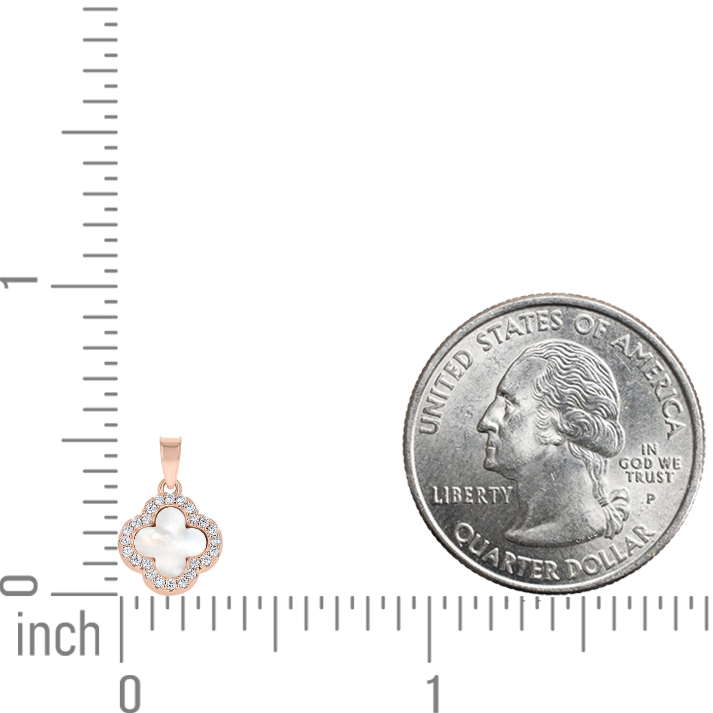 925 Sterling Silver Cz Pendant 13mm