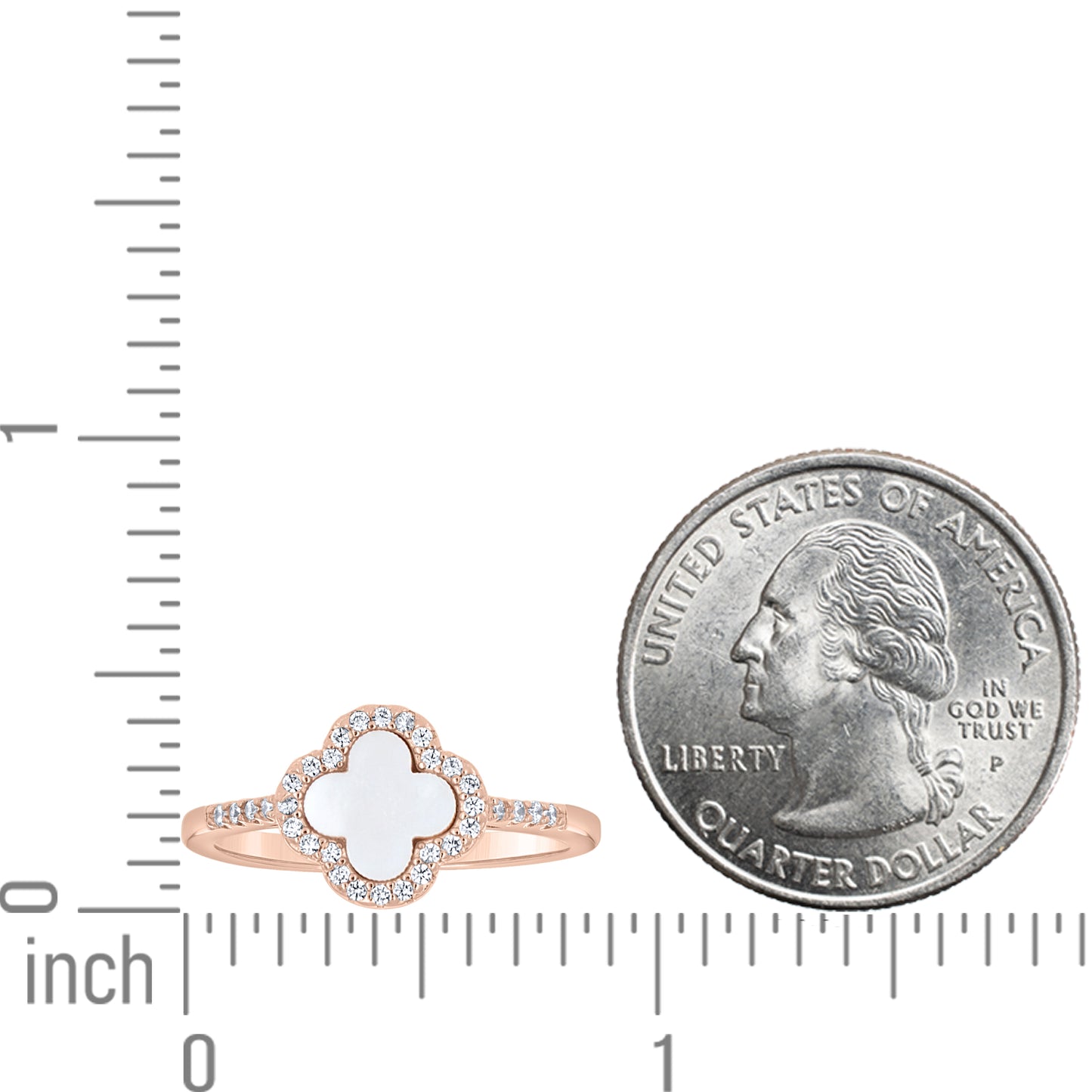 925 Sterling Silver Cz 10mm Ring S5