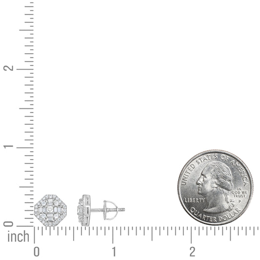 925 Sterling Silver Moissanite Earrings