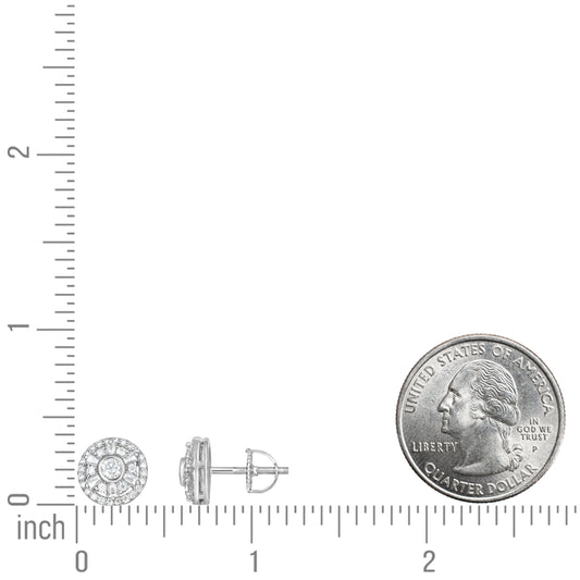 925 Sterling Silver Moissanite Earrings