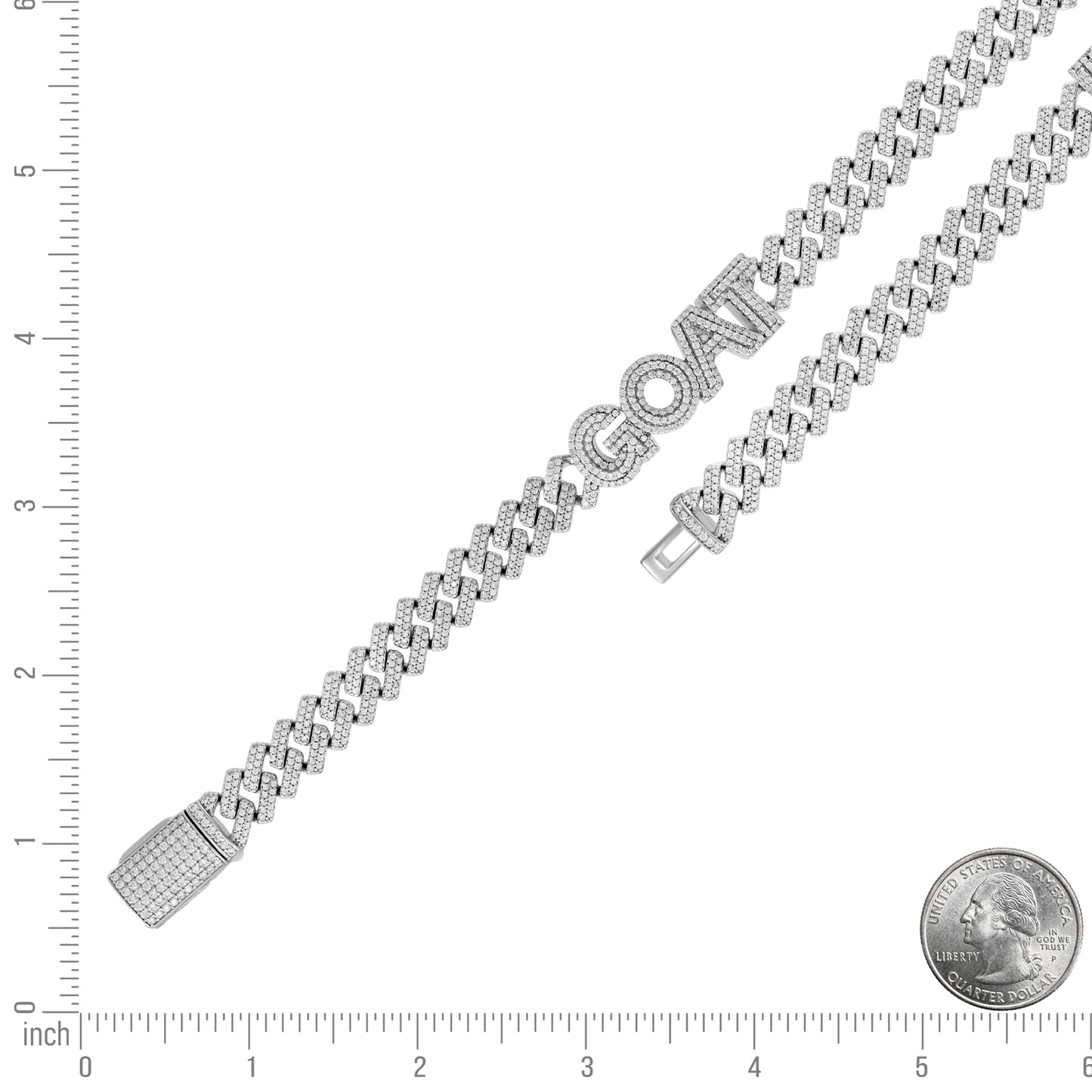 925 Sterling Silver Moissanite Chain