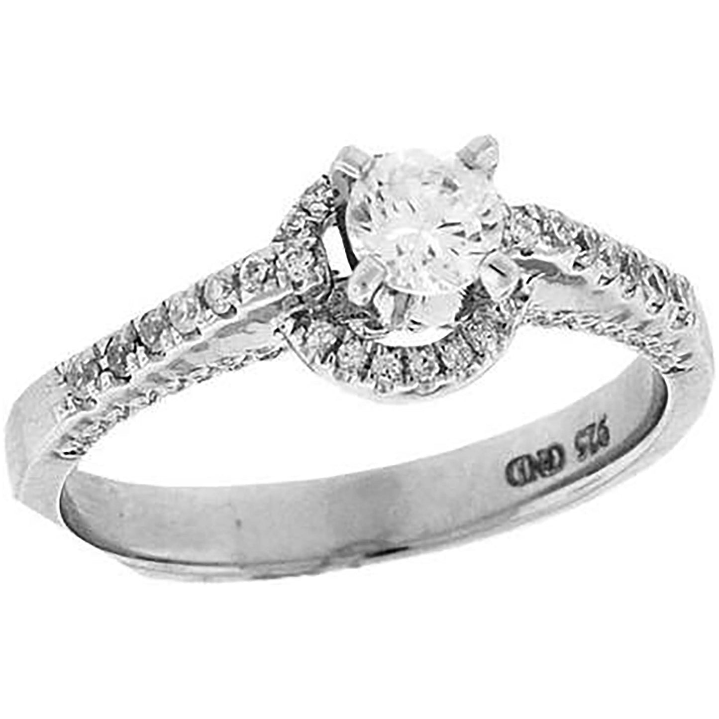925 Ladies Fancy Cz Rings