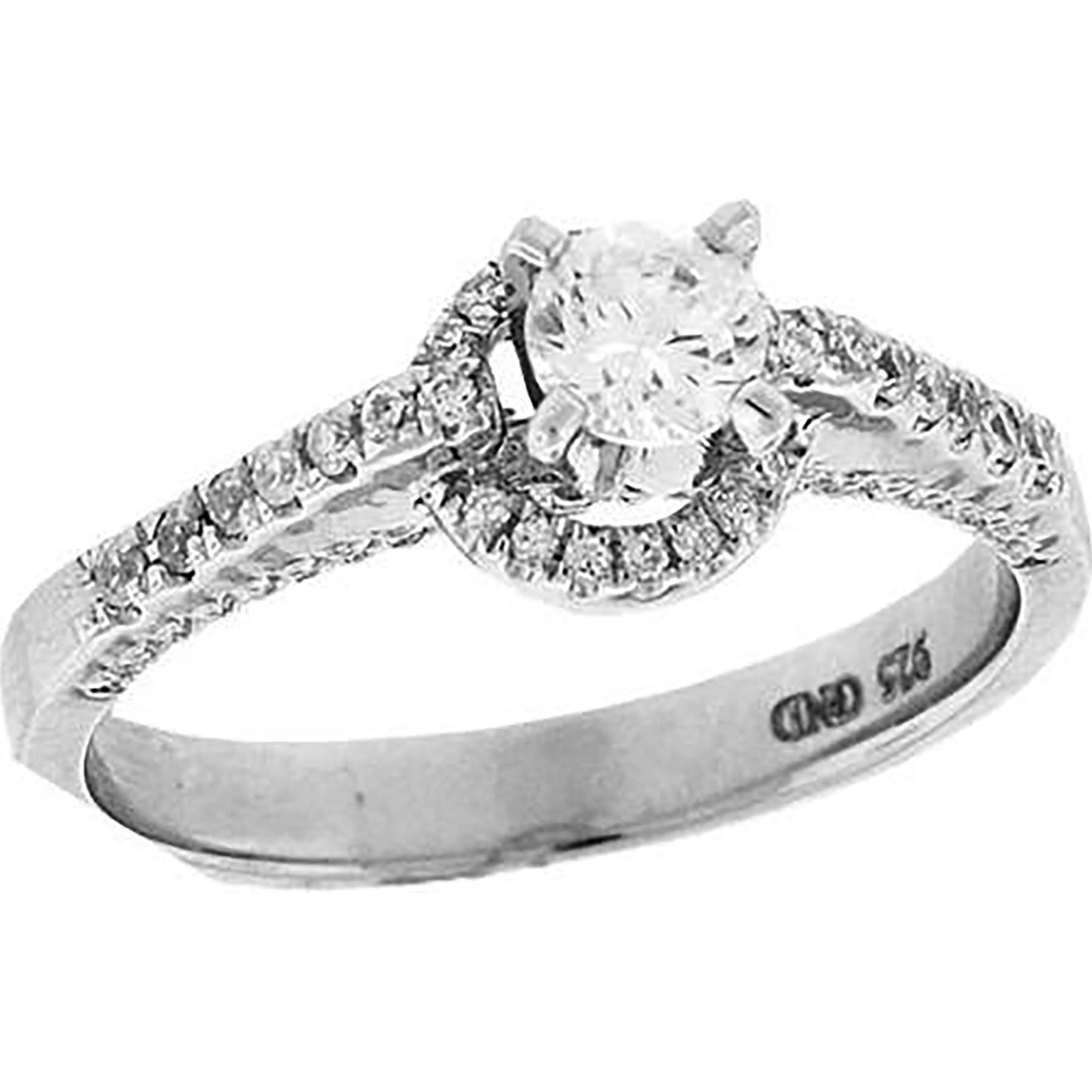 925 Ladies Fancy Cz Rings