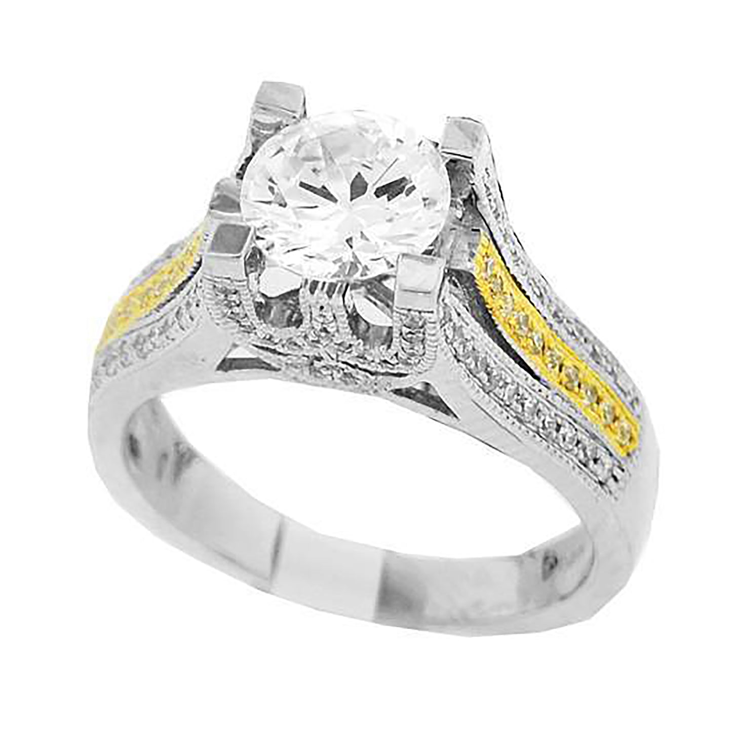 925 Sterling Silver Cz Rings S7