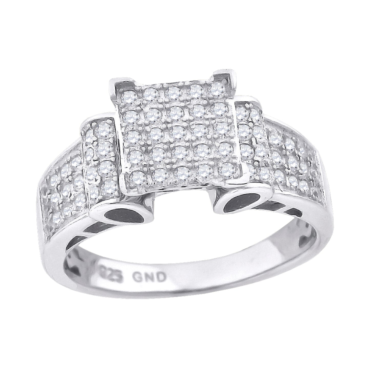 925 Ladies Fancy Cz Rings
