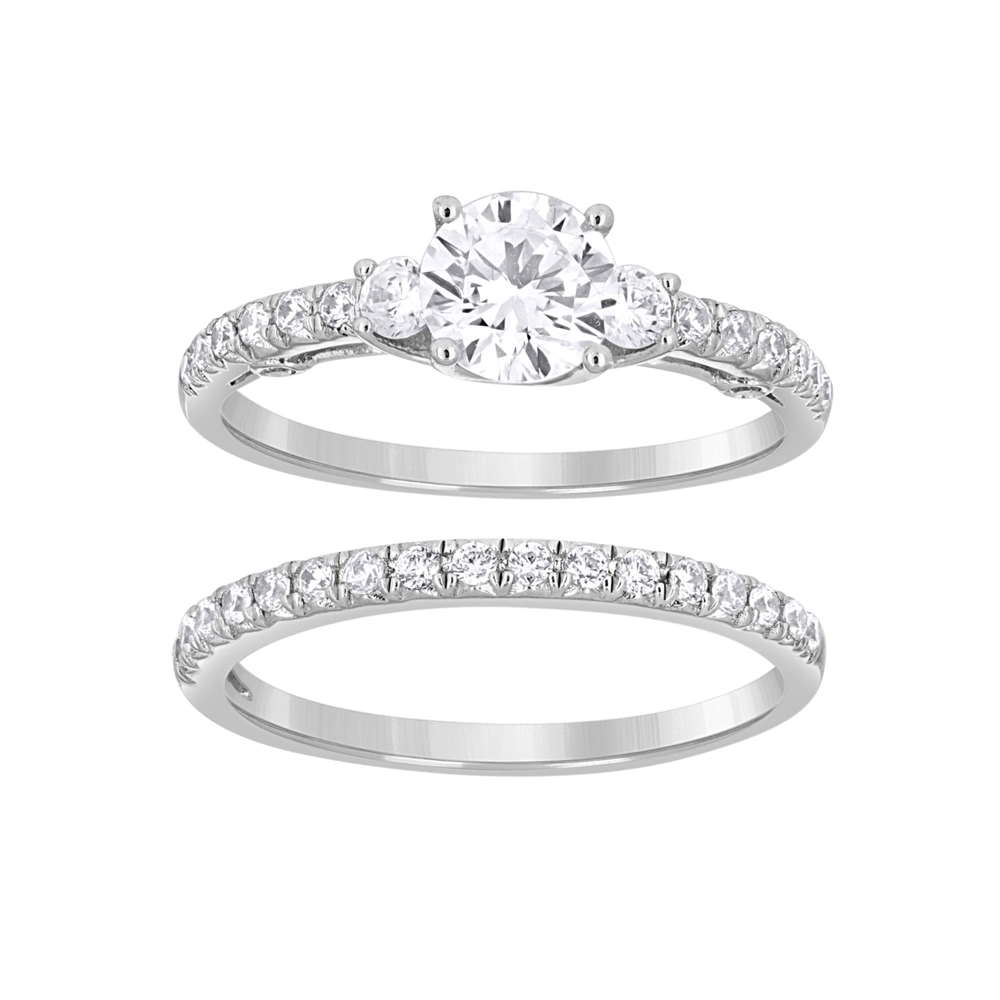 925 Sterling Silver Cz Rings S6