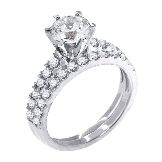 925 Sterling Silver Cz Rings S6
