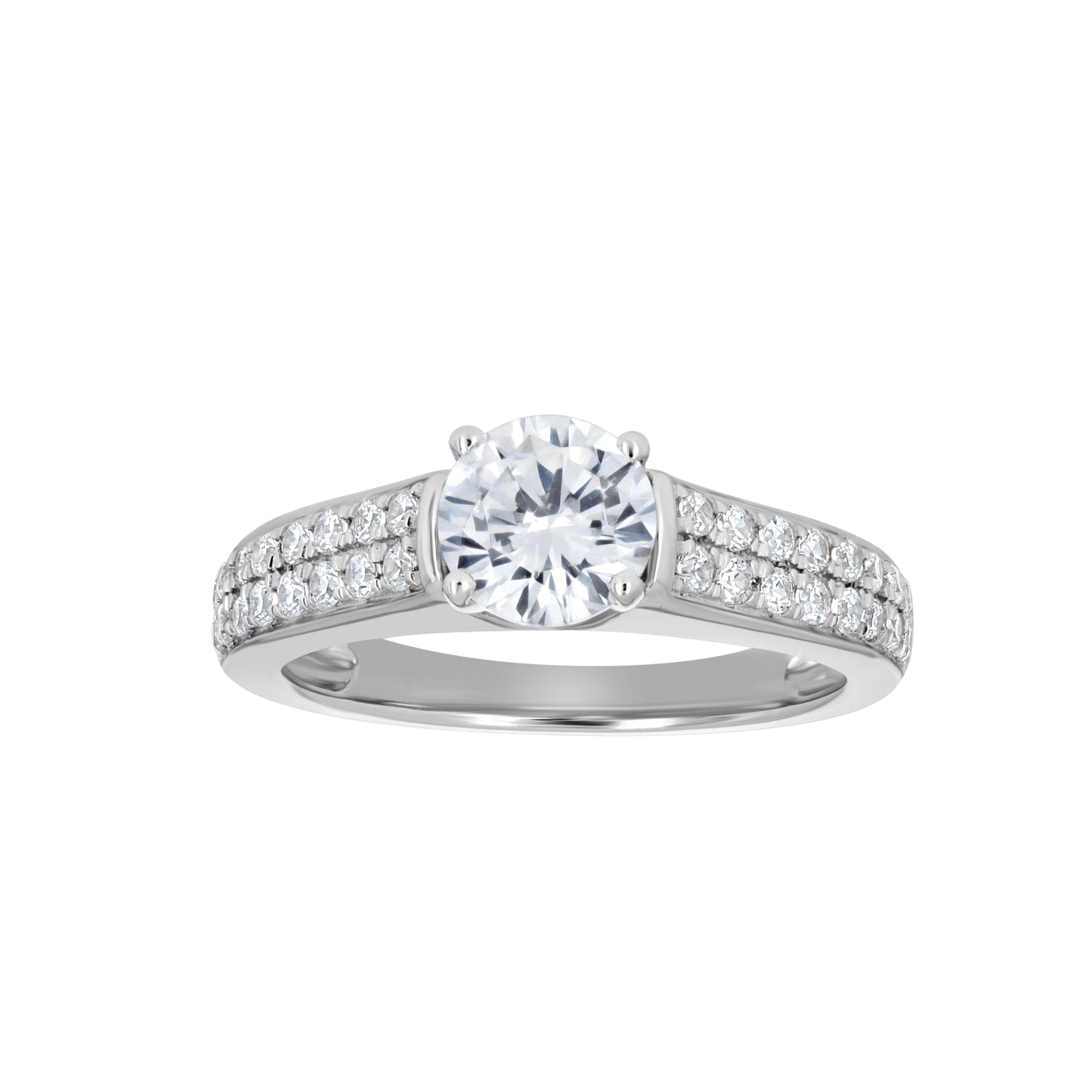 925 Sterling Silver Cz Ring S6