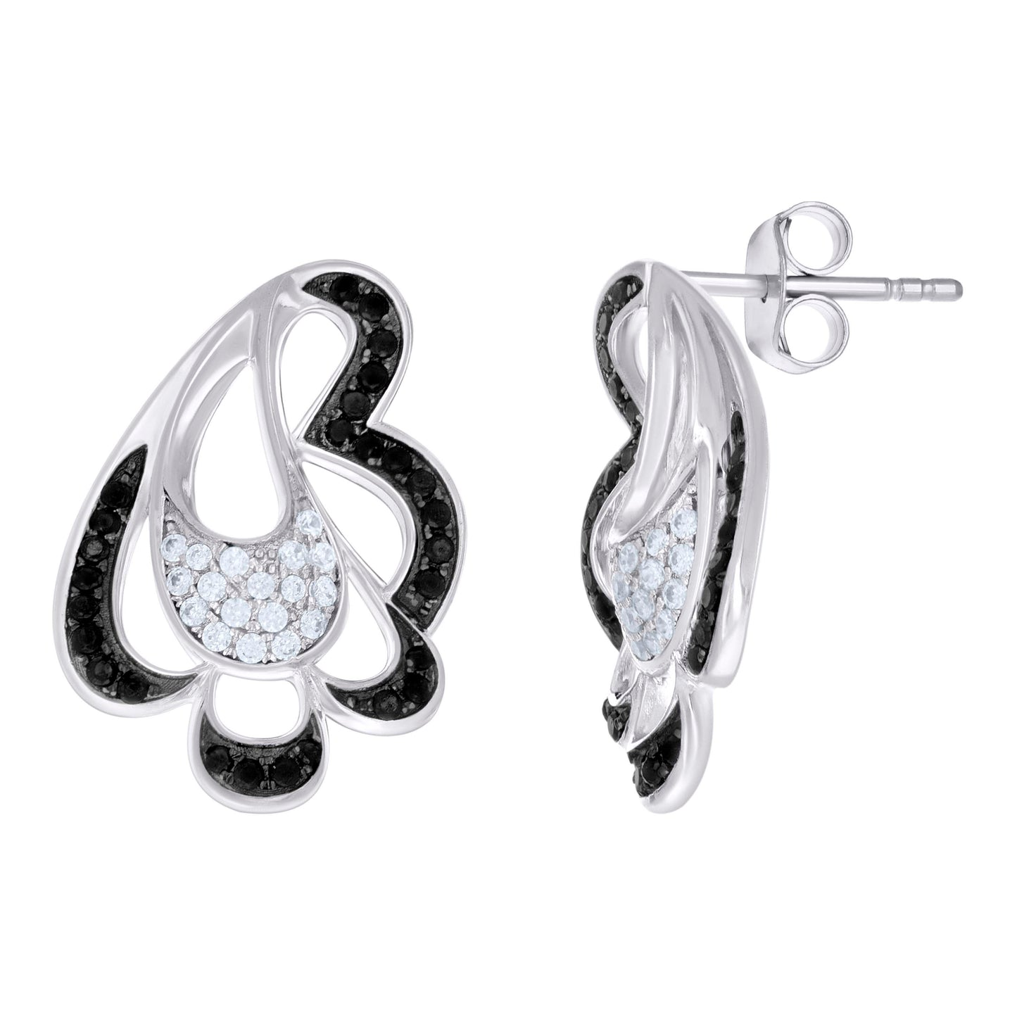 925 Sterling Silver Cz Earrings