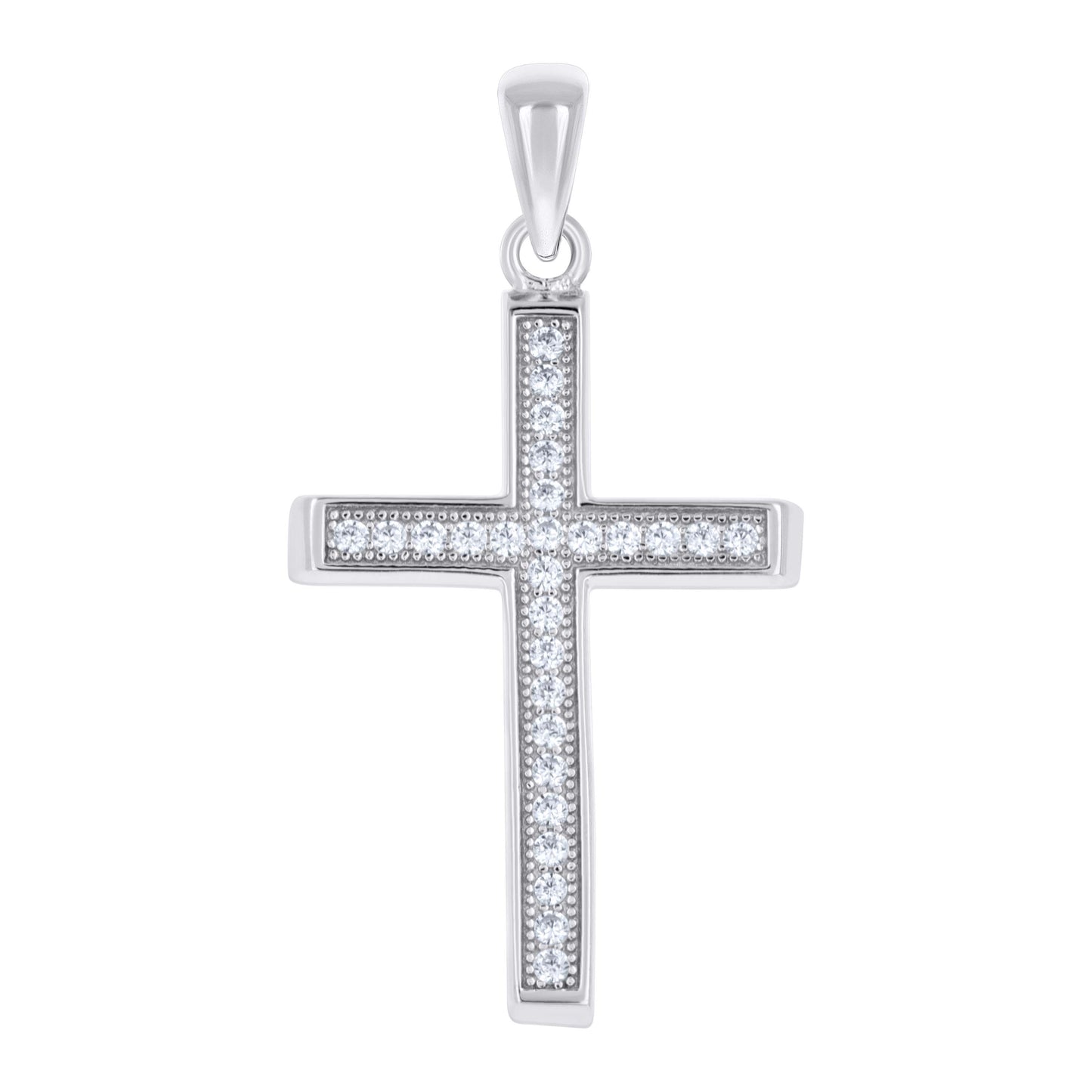 925 Sterling Silver Cz Pendant