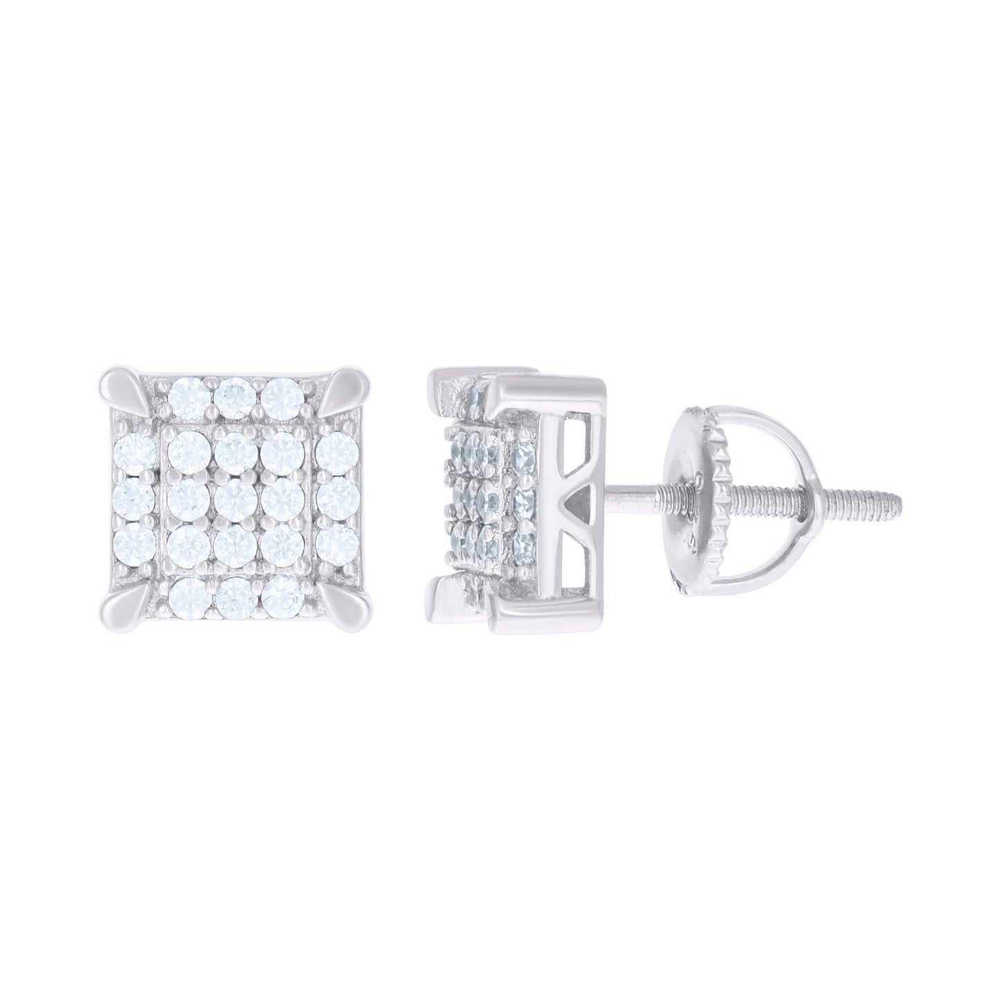 925 Sterling Silver Cz Earrings