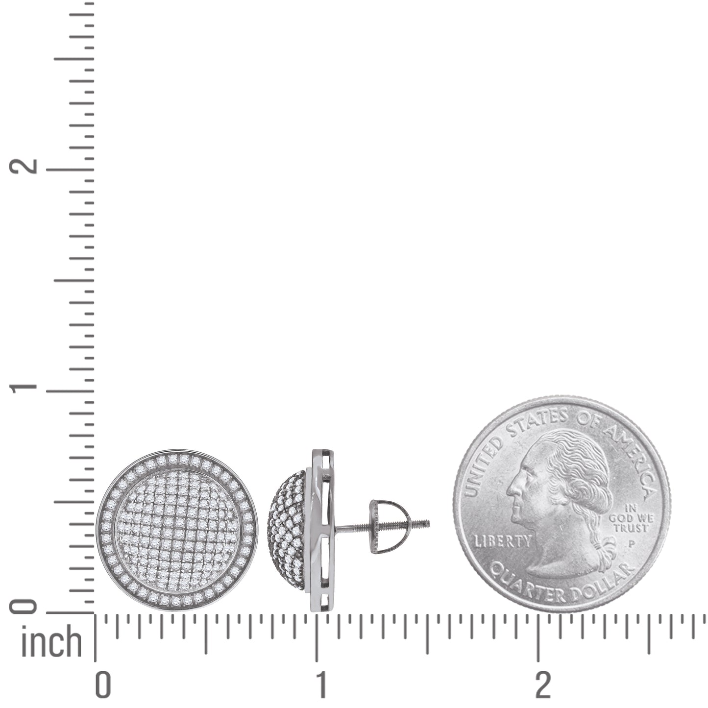 925-Micro Pave Cz Earring