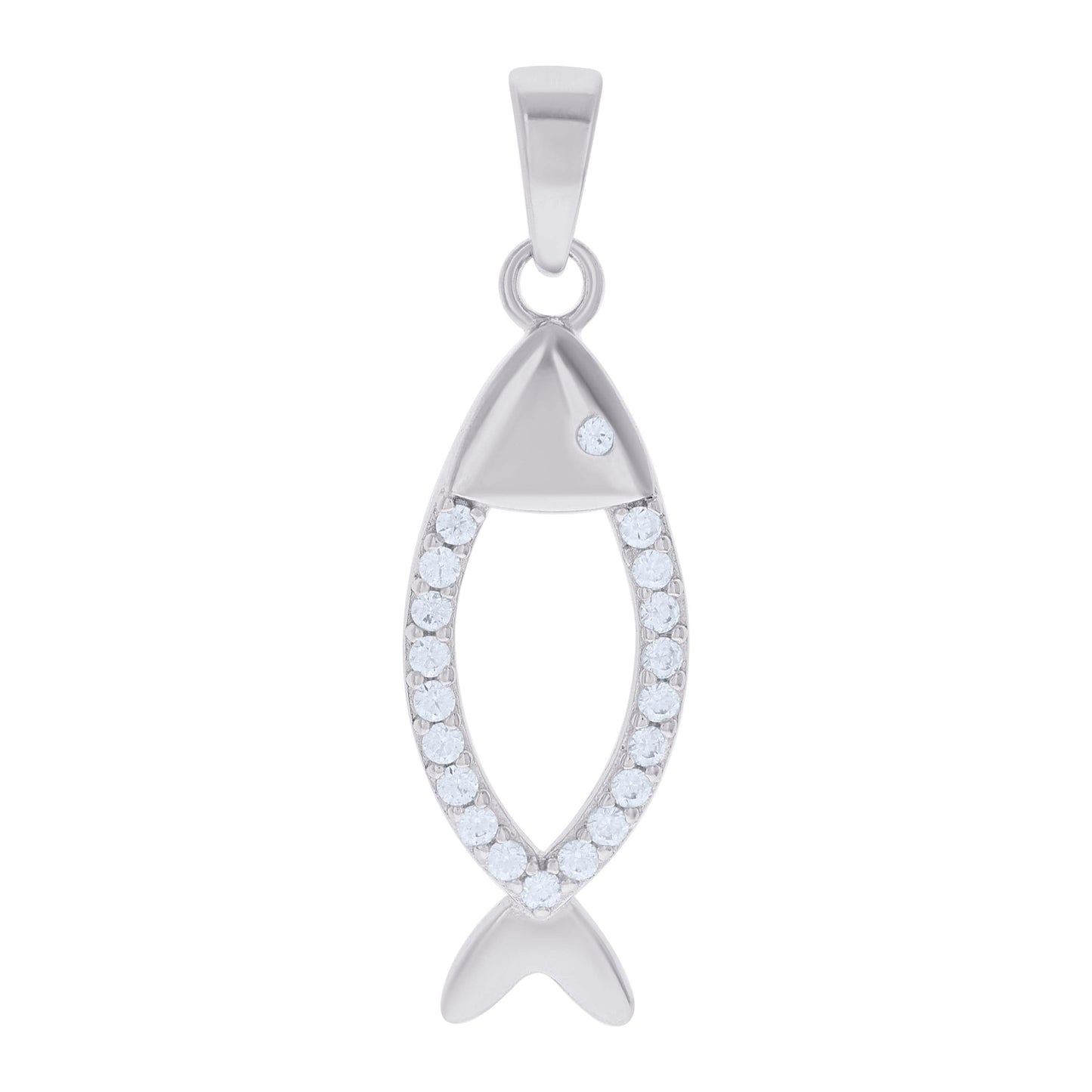 925 Sterling Silver Cz Pendant