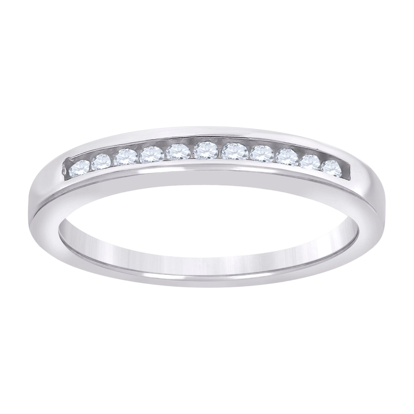 925 Sterling Silver Cz Ring S6
