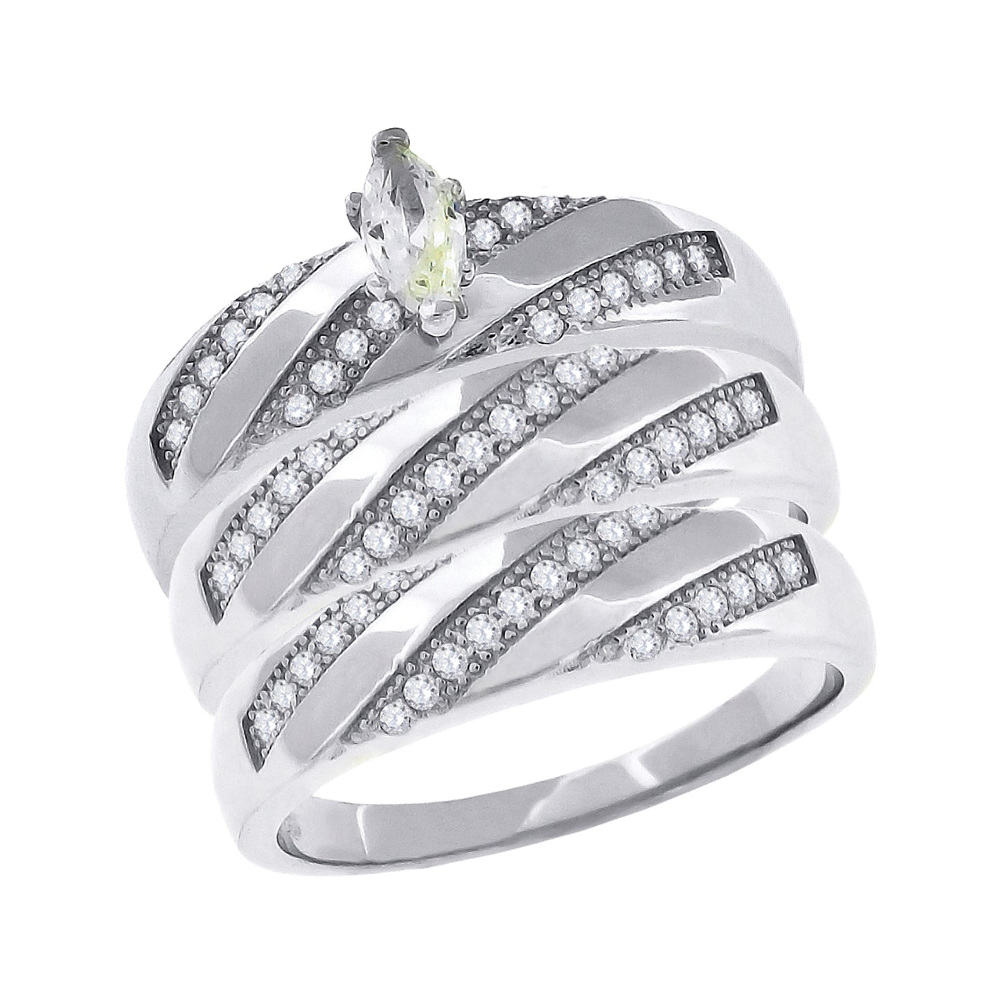 925 Micro-Pave Ring-Sz6