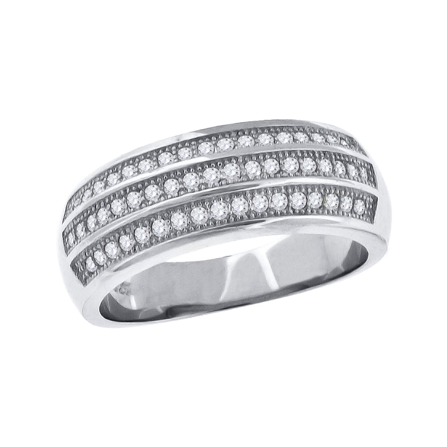 925 Micro-Pave Ring--Sz7