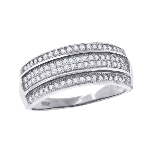 925 Micro-Pave Ring-Sz7