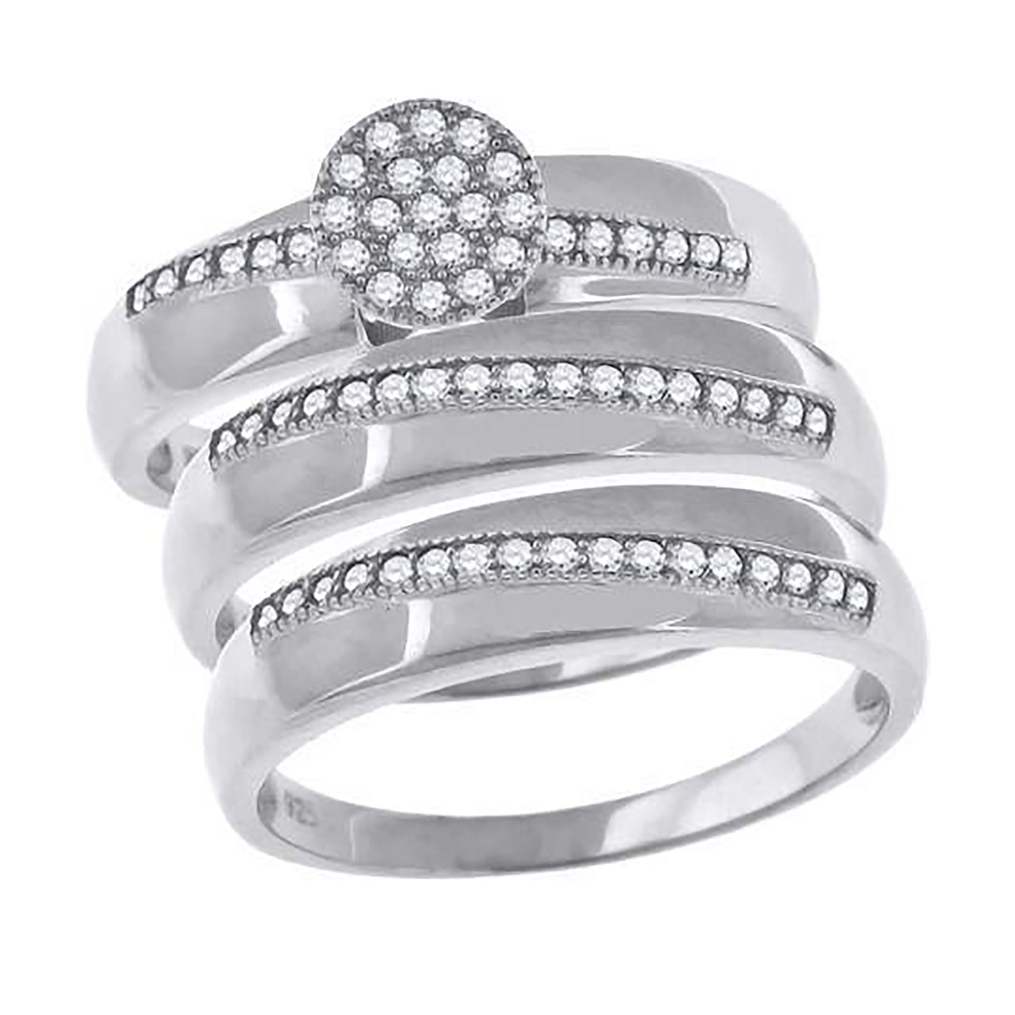 925 Micro-Pave Ring-Sz7