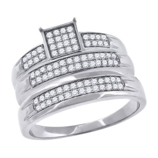 925 Sterling Silver Cz Ring S6