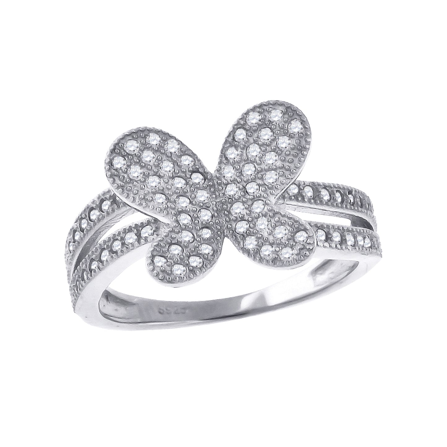 925 Micro-Pave Ring-Sz6