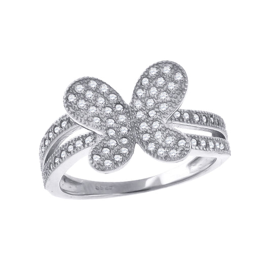 925 Micro-Pave Ring-Sz6