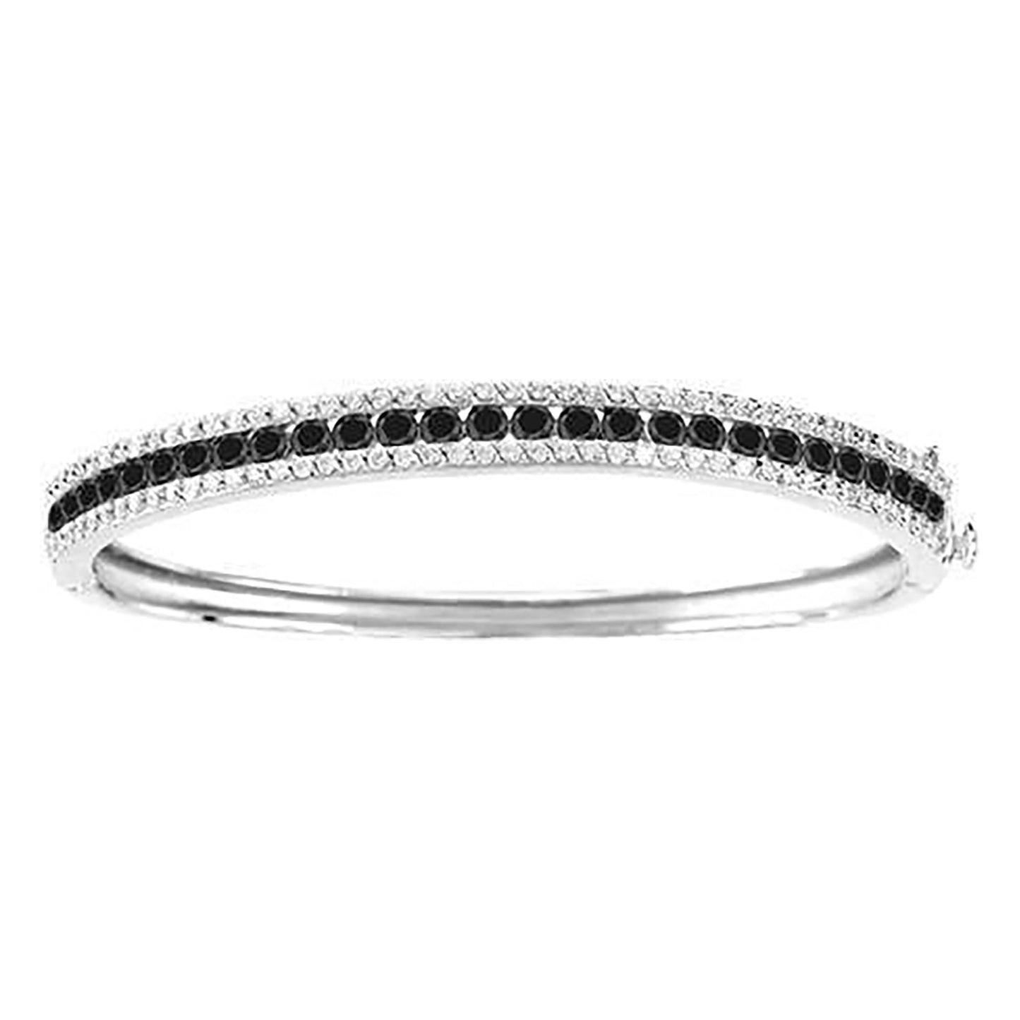 925 Sterling Silver Cz Bangle