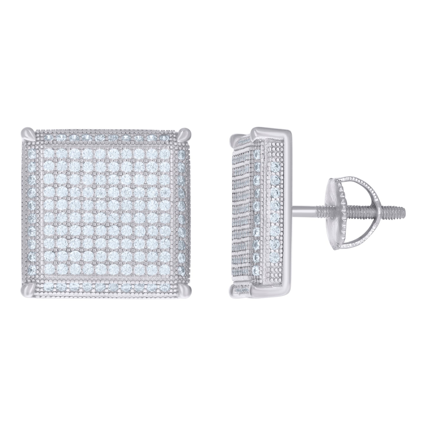 925 White-Cz Earrings